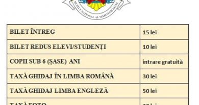 Actualizare prețuri servicii oferite de MNMR: